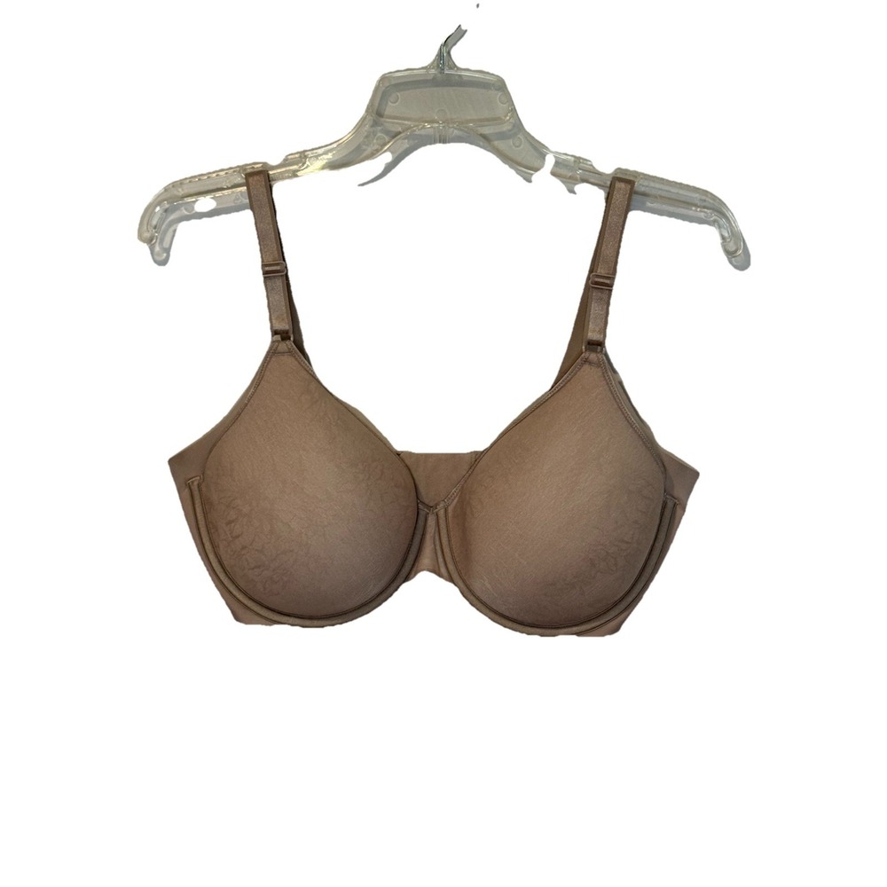 Warners No Side Effects Underwire Contour T-Shirt Bra Beige 38D Style # RF6781